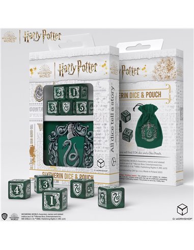 Harry Potter: Slytherin Dice & Pouch