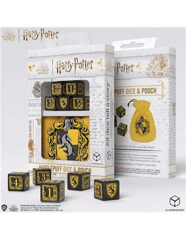 Harry Potter: Hufflepuff Dice & Pouch