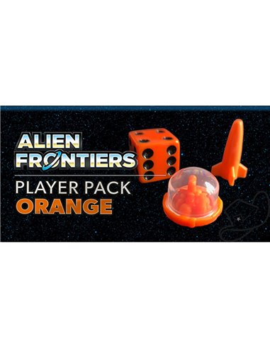 Alien Frontiers Alternate Player Color Pieces Orange Set 