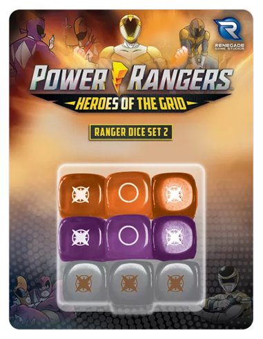 Power Rangers: Heroes of the Grid – Ranger Dice Set 2