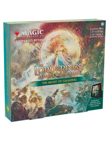 THE MIGHT OF GALADRIEL - Magic the Gathering LOTR Holiday Scene BOX