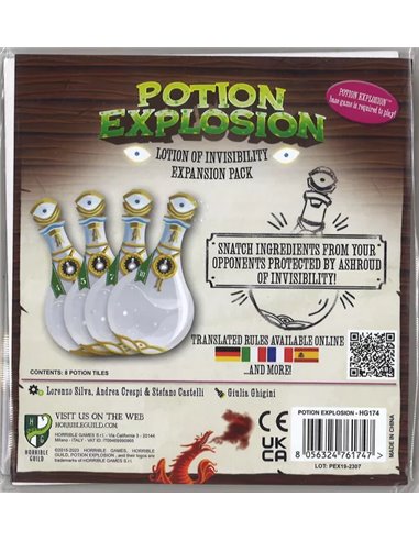 Potion Explosion - Serum of Invisibility Potion Tiles