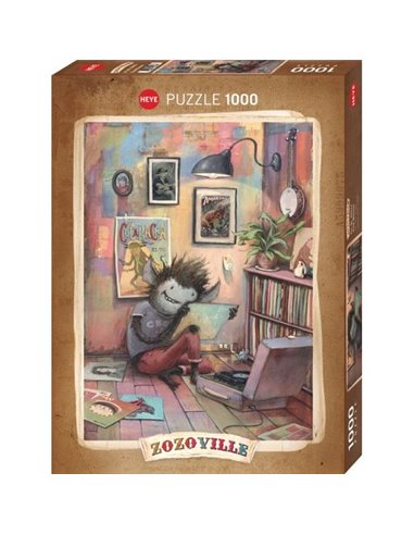 Puzzel Vinyl Monster Zozoville (1000)