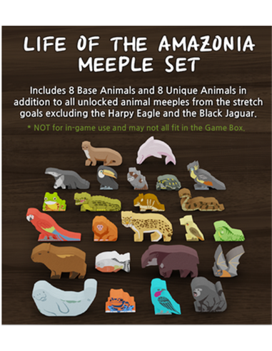 Life of the Amazonia Meeple Set 