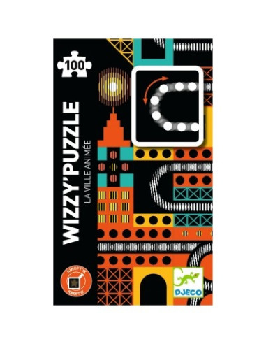 Djeco WIZZY PUZZLE - The lively city 100 pcs