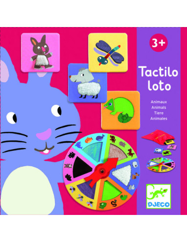 Djeco EDUCATIONAL GAMES - Tactilo loto - animals