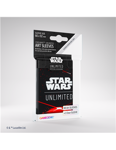 Star Wars Unlimited Art Sleeves - Space Red
