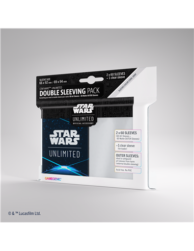 Star Wars Unlimited Double Sleeving Pack - Space Blue