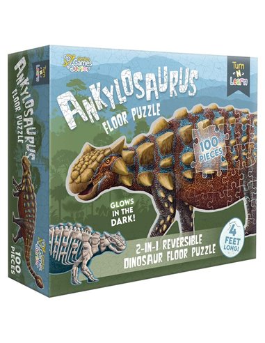 Turn N Learn Dinosaur Puzzle - Ankylosaurus