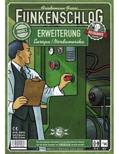 Funkenschlag: Europa/Nordamerika ‐ German Recharged edition