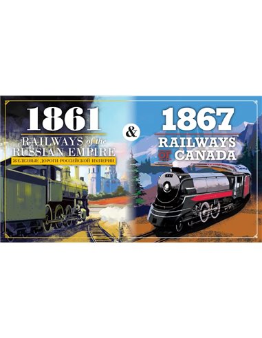 1861: Railways of the Russian Empire & 1867: Railways of Canada